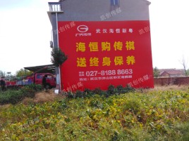 彝良县墙体广告影响褪色的因素