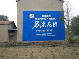 彝良县农村墙体广告的长尾效应