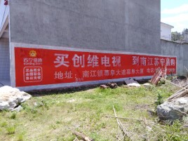 彝良县墙体广告公司全面解决农村墙体广告痛点